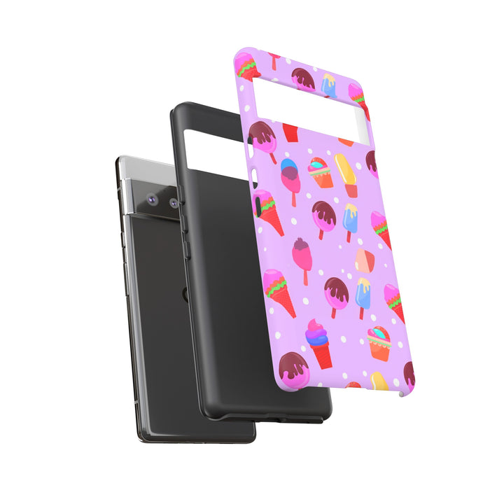 Cute Samsung Case | Cool Iphone Case | Summer Pink Ice - Cream, Samsung S24, S23, S22, S21, IPhone 15 Case | Iphone 14 Case, Iphone 13 Case - Studio40ParkLane
