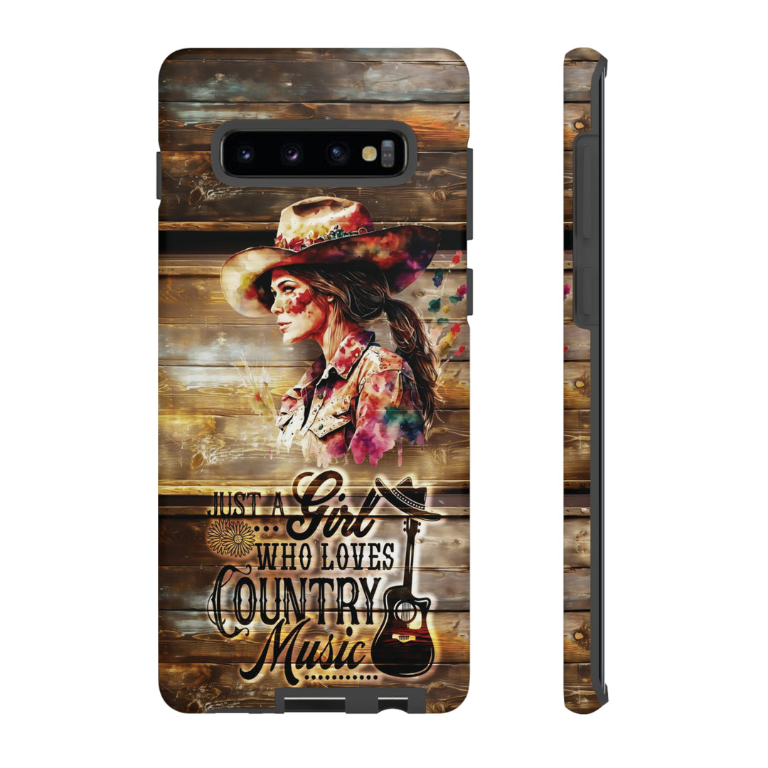 Cute Samsung Phone Case | Aesthetic Samsung Phone Case | Galaxy S23, S22, S21, S20 | Country Music Girl, Protective Phone Case - Studio40ParkLane