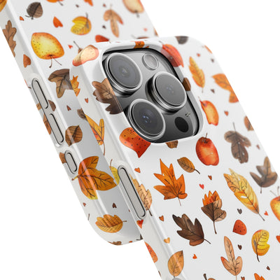 Slim Fall Autumn Leaves Gift for Her Cute Phone Cases for Iphone 16 | iPhone 15 Case | iPhone 15 Pro Max Case, Iphone 14, Iphone 14 Pro Max, Iphone 13, Slim