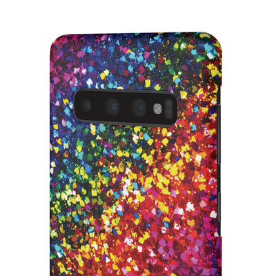 Snap Non-Glitter Muted Color Play on "Faux" Glitter Effect Cute Phone Cases for Samsung and Iphone, 16, 15, 14, S24, S23, S22, S21, S20, Plus and Ultra