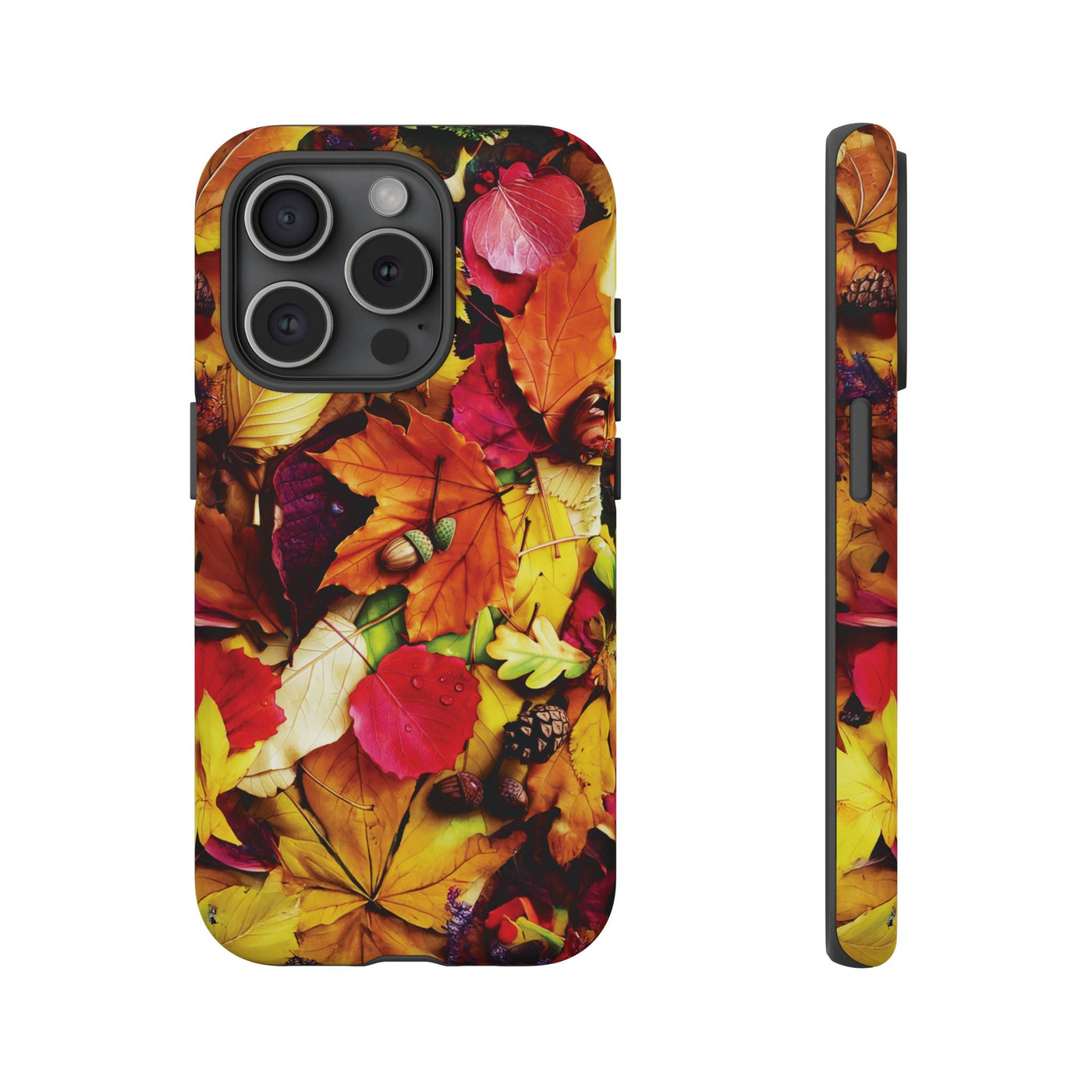 Aesthetic Tough Fall Leaves Foliage Premium Phone Case - For iPhone 17 Pro Max iPhone 16 Pro iPhone 15 Iphone 14 Plus 13 Pro 12 11 10 XR - Studio40ParkLane