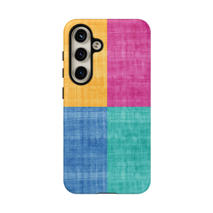 Impact Resistant, Colored Shapes, Cute Phone Cases for Samsung S24, S23, S22, S21, IPhone 15 pro Iphone 14 pro Iphone 13 IPhone 12 Iphone 11 - Studio40ParkLane
