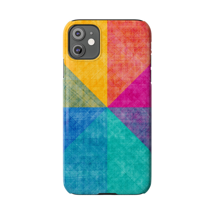 Slim Cute Phone Cases for Iphone | iPhone 15 Case | iPhone 15 Pro Max Case, Iphone 14, Iphone 14 Pro Max, Iphone 13, Abstract Colored Shapes - Studio40ParkLane