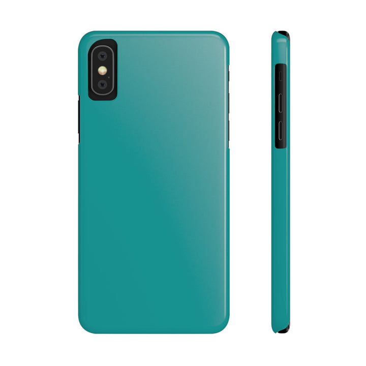 Slim Turquoise Blue Gift for Her Aesthetic Cute Phone Case for Iphone 16 - | iPhone 15 Pro Max Case | iPhone 14 Case 13 12 11 10 9 8 7 - Studio40ParkLane
