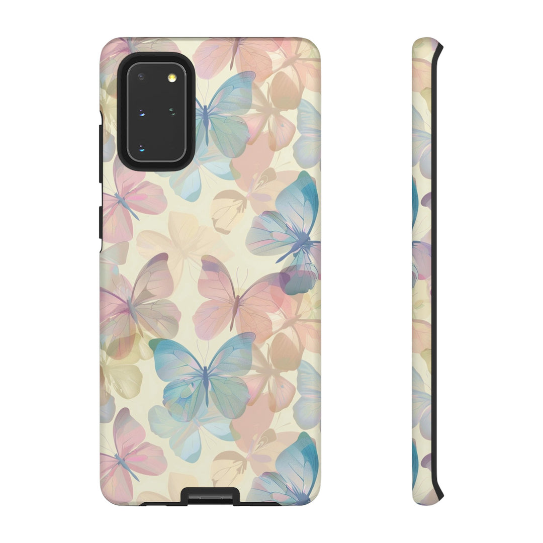 Cute Samsung Case | Cool Iphone Case | Summer Pastel Butterflies, Samsung S24, S23, S22, S21, IPhone 15 Case | Iphone 14 Case, Iphone 13 Case