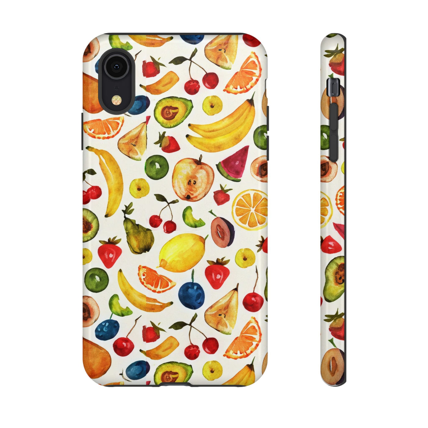 Impact Resistant, Mixed Fruits, Cute Phone Cases for Samsung S24, S23, S22, S21, IPhone 15 pro Iphone 14 pro Iphone 13 IPhone 12 Iphone 11