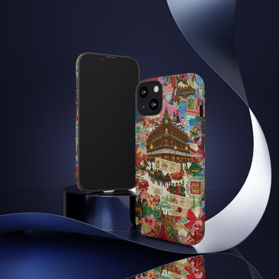 Aesthetic Tough London Coquette Collage Premium Phone Case - For iPhone 17 Pro Max iPhone 16 Pro iPhone 15 Iphone 14 Plus 13 Pro 12 11 10 XR - Studio40ParkLane