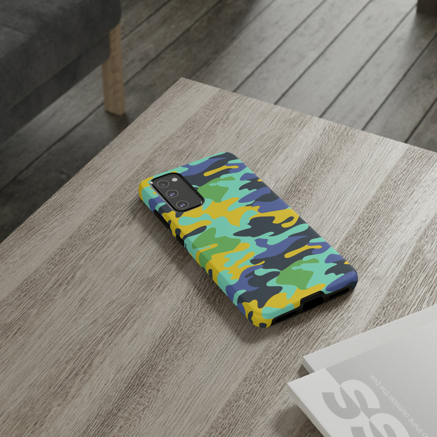 Cute Samsung Phone Case | Aesthetic Samsung Phone Case | Galaxy S23, S22, S21, S20 | Late Spring Camouflage, Protective Phone Case