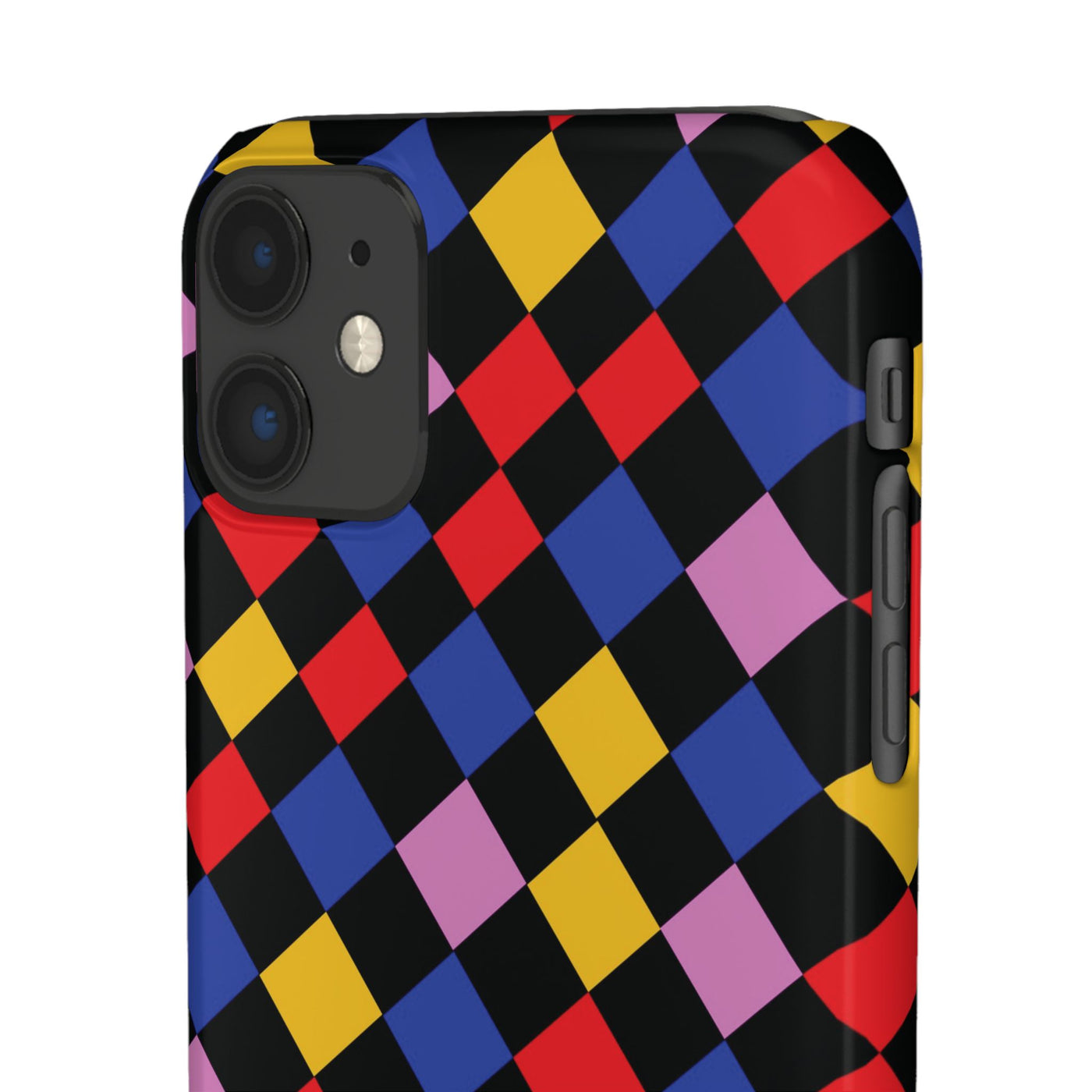 Colorful Checkerboard Cute Phone Case - Sleek Snap - for iPhone 16 15 14 13 12 11 Max Pro Plus Samsung Galaxy S24 S23 S22 S21 S20 Plus Ultra - Studio40ParkLane