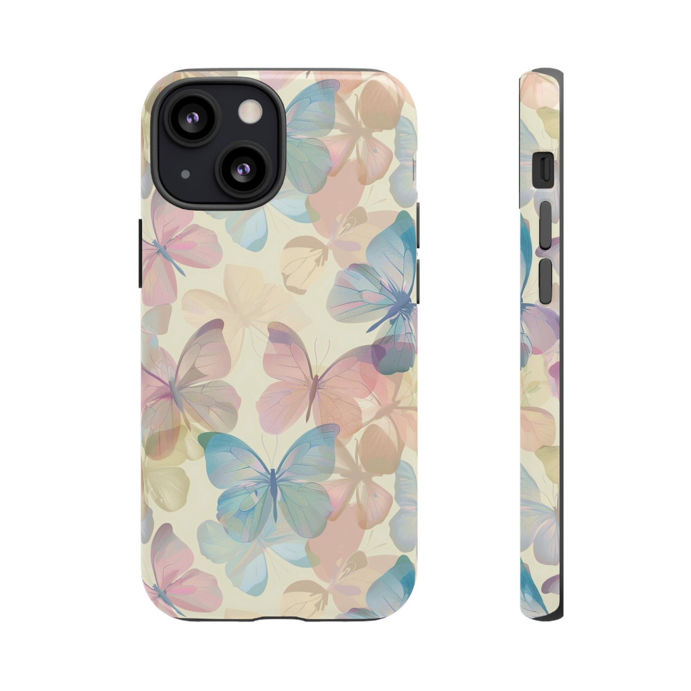 Cute Samsung Case | Cool Iphone Case | Summer Pastel Butterflies, Samsung S24, S23, S22, S21, IPhone 15 Case | Iphone 14 Case, Iphone 13 Case