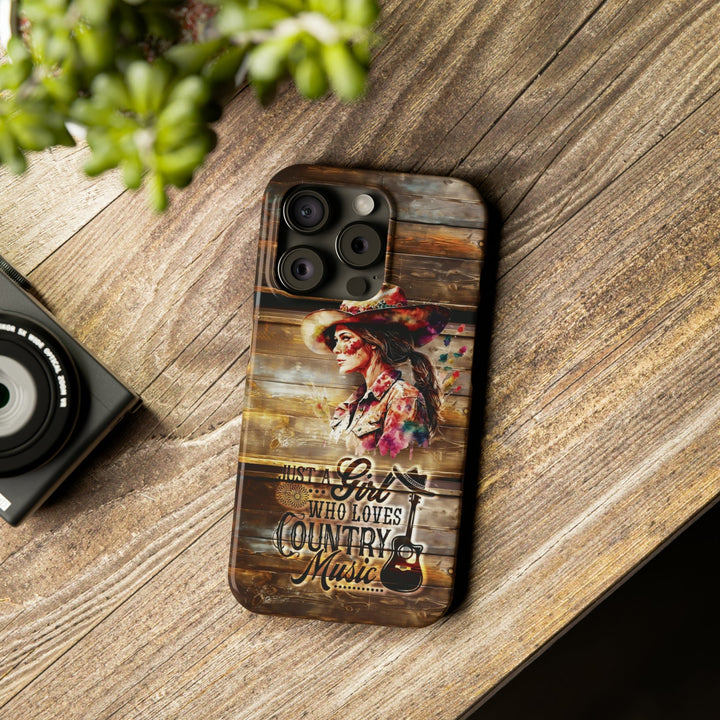 Slim Cute Phone Cases for Iphone - | iPhone 15 Case | iPhone 15 Pro Max Case, Iphone 14 Case, Iphone 14 Pro Max, Iphone 13, Country Music Girl - Studio40ParkLane