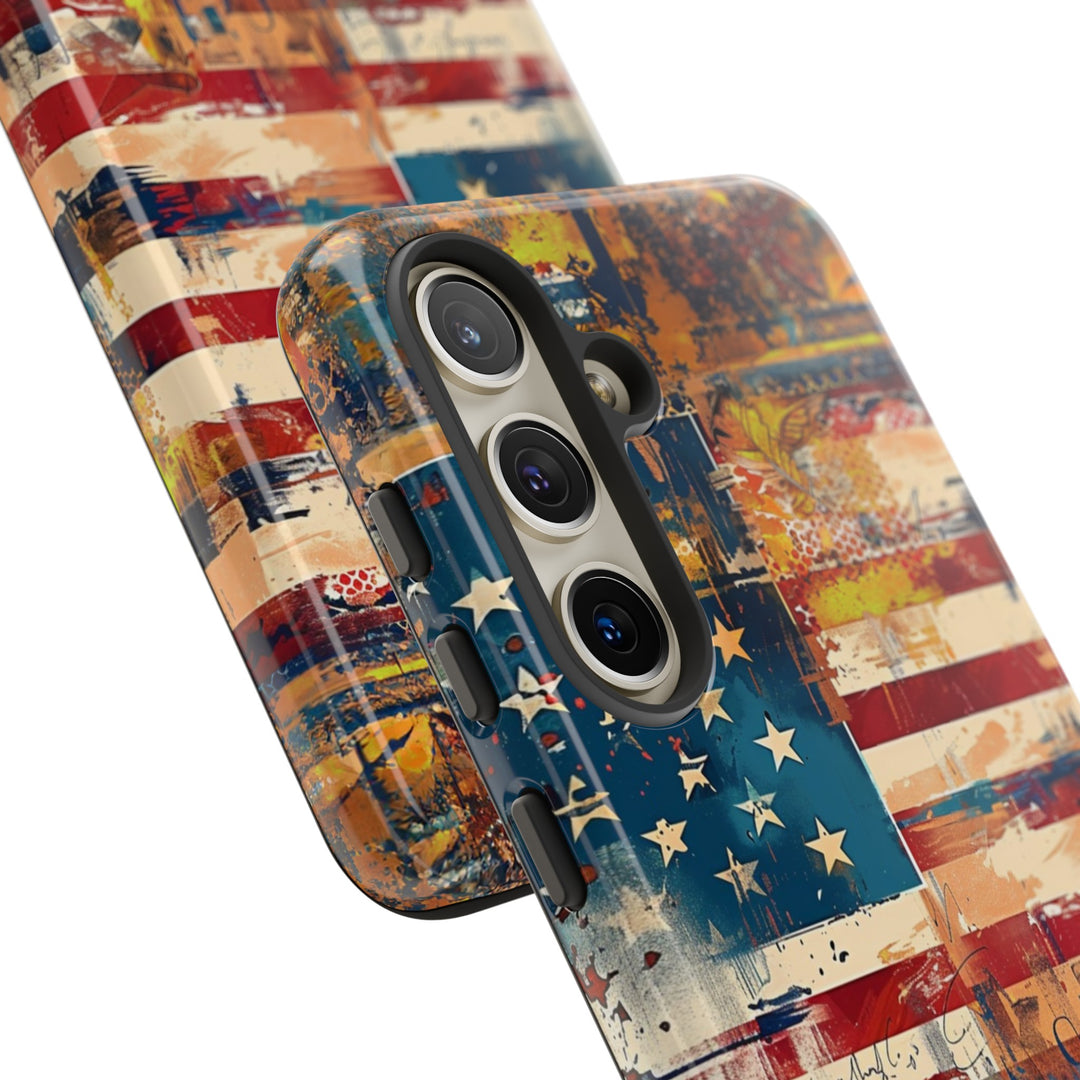 Impact Resistant, American Flag, Cute Phone Cases for Samsung S24, S23, S22, S21, IPhone 15 pro Iphone 14 pro Iphone 13 IPhone 12 Iphone 11 - Studio40ParkLane