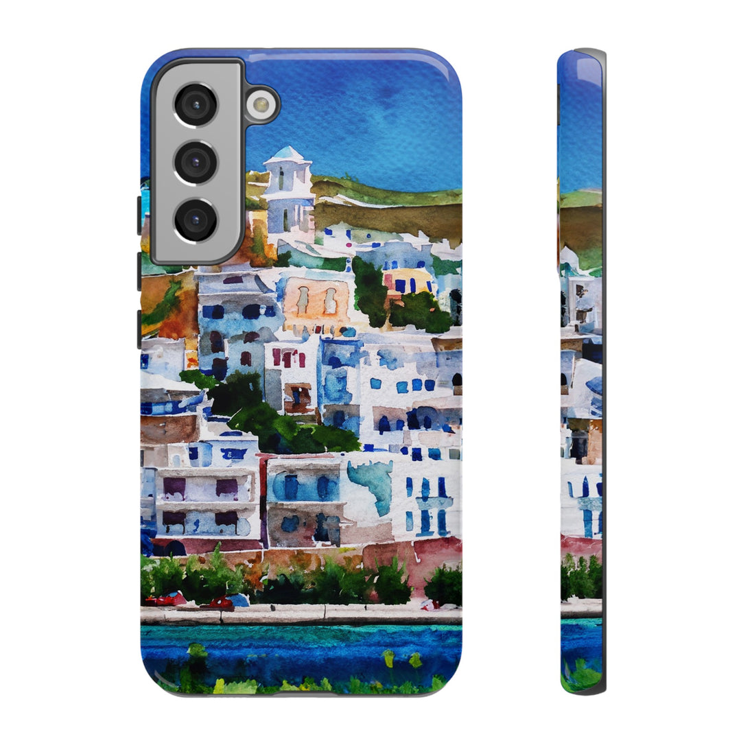 Impact Resistant, Greece House, Cute Phone Cases for Samsung S24, S23, S22, S21, IPhone 15 pro Iphone 14 pro Iphone 13 IPhone 12 Iphone 11 - Studio40ParkLane