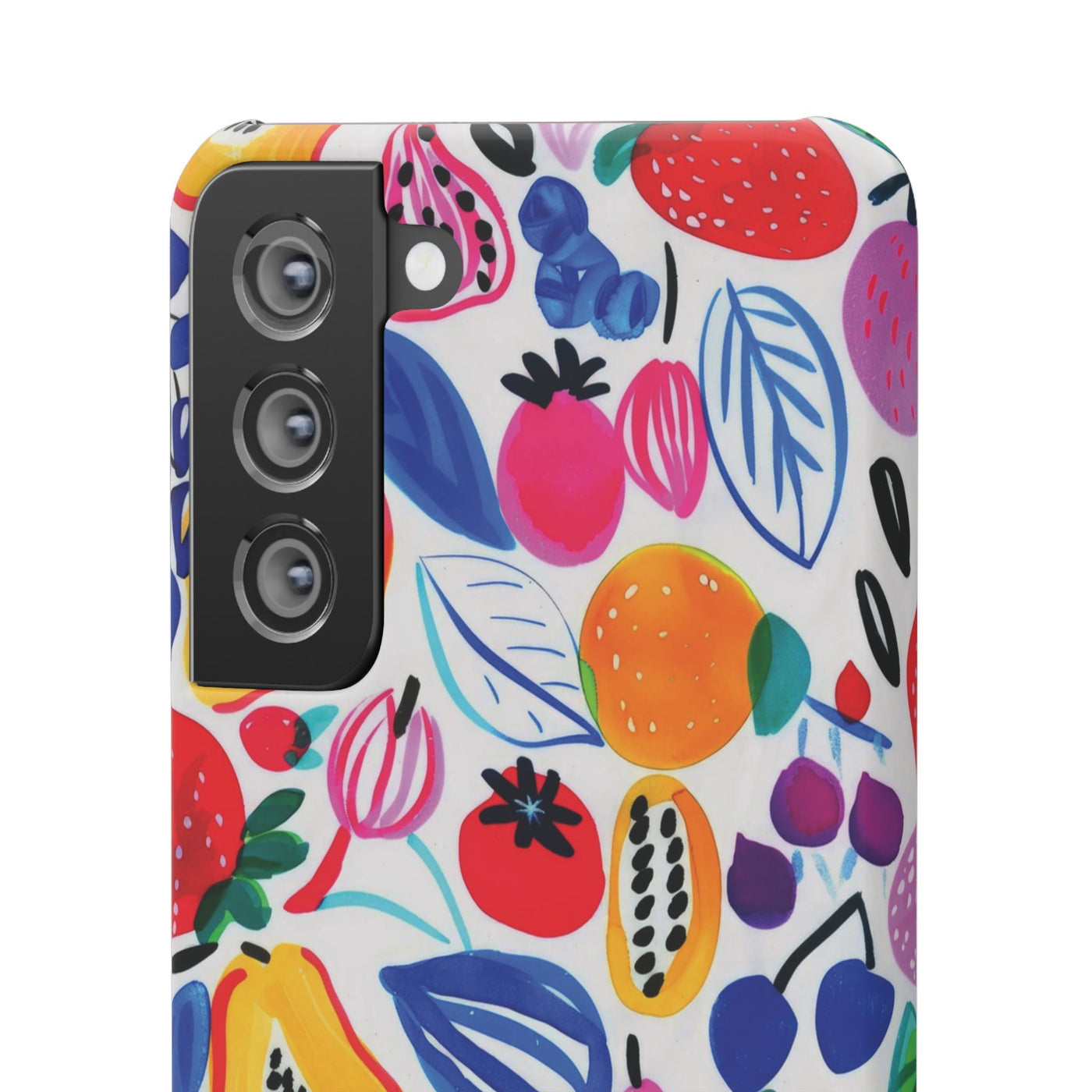 Snap Summer Fruit Gift for Her Cute Phone Cases for Samsung Galaxy S24, S23, S22, S21, S20, Plus, Ultra, Iphone 16, 15, 14, Pro and Max