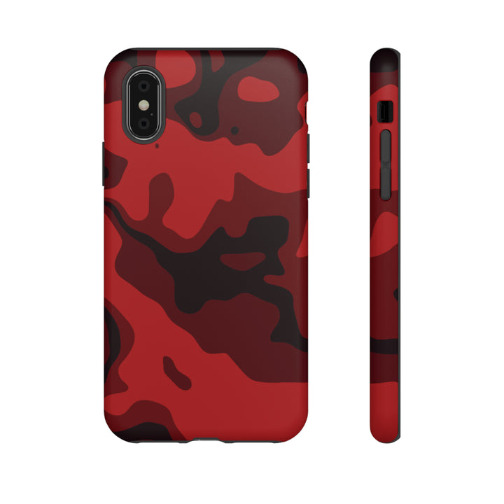 Cool Phone Case | Red Camouflage, For iPhone 15 Case | iPhone 15 Pro Case, Iphone 14 Case, Iphone 14 Pro Max Case, Protective Iphone Case - Studio40ParkLane