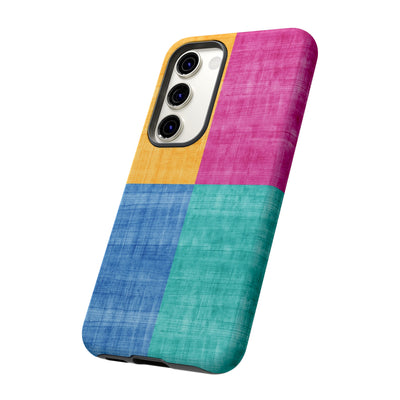 Impact Resistant, Colored Shapes, Cute Phone Cases for Samsung S24, S23, S22, S21, IPhone 15 pro Iphone 14 pro Iphone 13 IPhone 12 Iphone 11