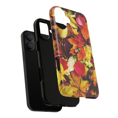 Aesthetic Tough Fall Leaves Foliage Premium Phone Case - For iPhone 17 Pro Max iPhone 16 Pro iPhone 15 Iphone 14 Plus 13 Pro 12 11 10 XR - Studio40ParkLane