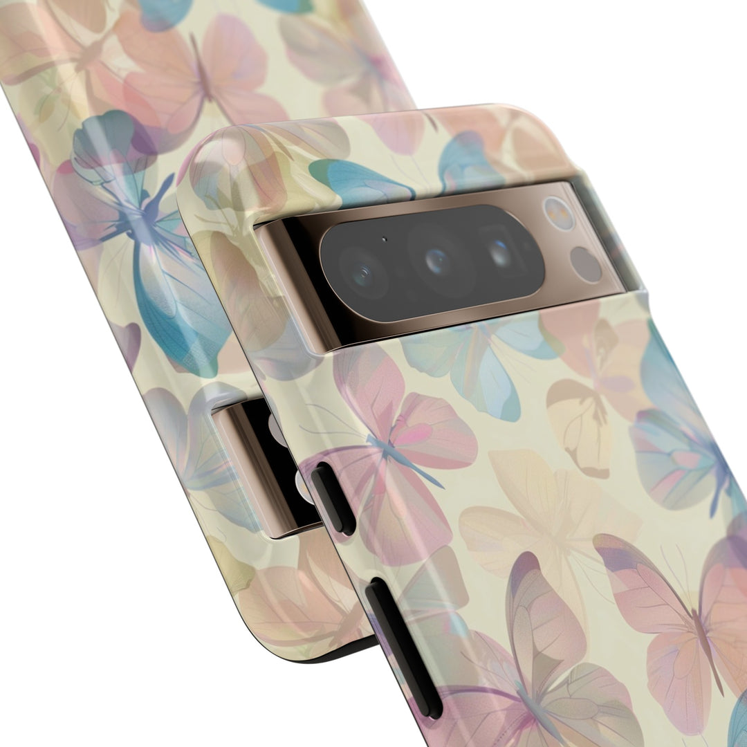 Cute Samsung Case | Cool Iphone Case | Summer Pastel Butterflies, Samsung S24, S23, S22, S21, IPhone 15 Case | Iphone 14 Case, Iphone 13 Case - Studio40ParkLane