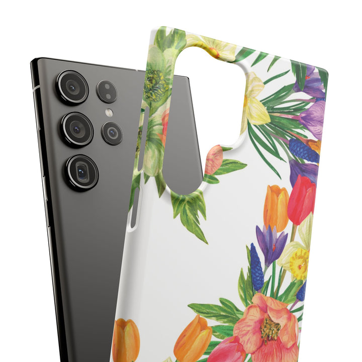 Sleek Snap Spring Summer Flowers Cute Phone Case for iPhone 16 15 14 13 12 11 X Xs Max Xr Pro Plus Samsung Galaxy S24 S23 S22 S21 S20 Ultra