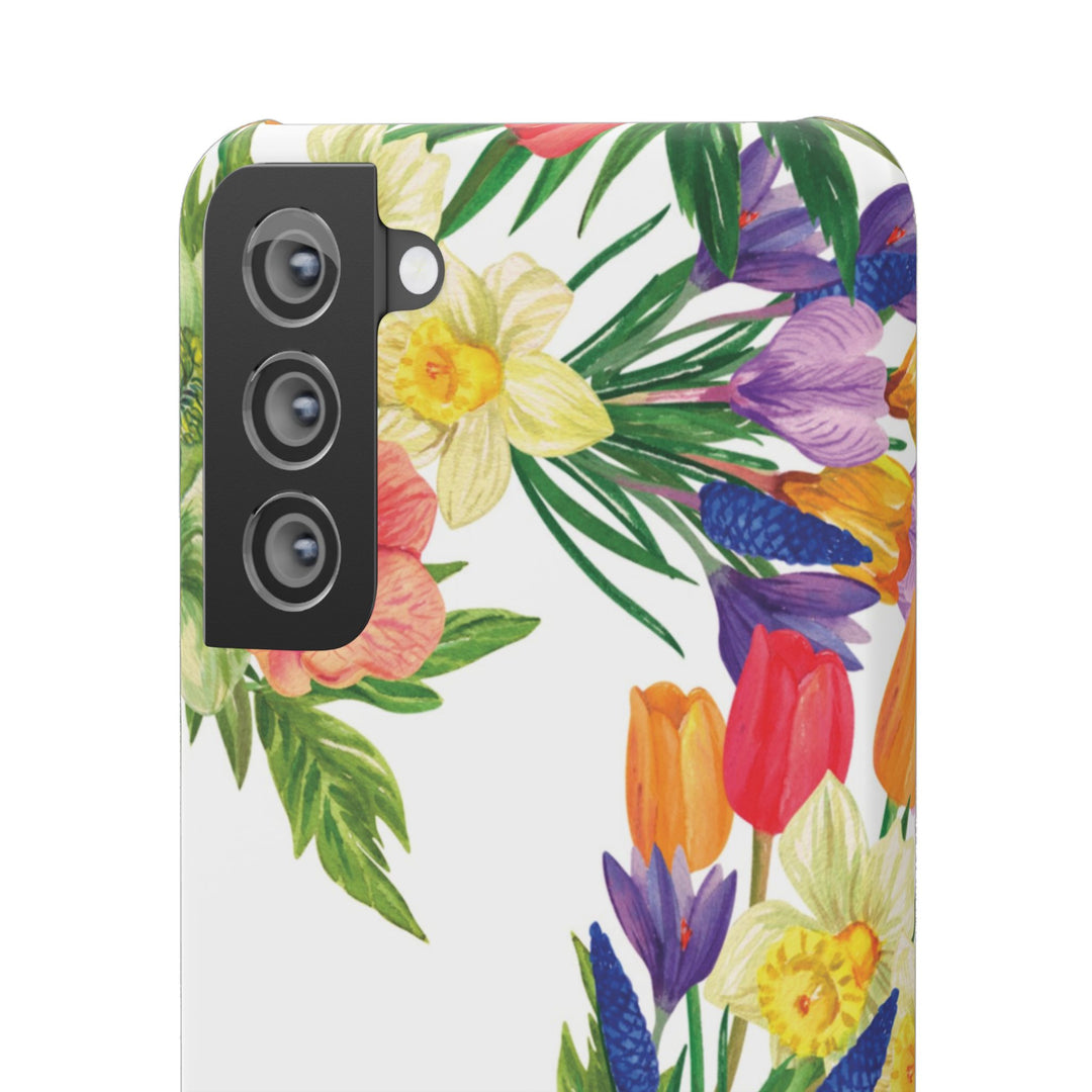 Sleek Snap Spring Summer Flowers Cute Phone Case for iPhone 16 15 14 13 12 11 X Xs Max Xr Pro Plus Samsung Galaxy S24 S23 S22 S21 S20 Ultra