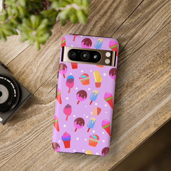 Cute Samsung Case | Cool Iphone Case | Summer Pink Ice - Cream, Samsung S24, S23, S22, S21, IPhone 15 Case | Iphone 14 Case, Iphone 13 Case - Studio40ParkLane