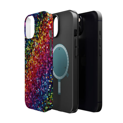 Non Glitter Color Composition Magsafe Cute Phone Case for Iphone Gift for Her,  | iPhone 15 Case | iPhone 15 Pro Max Case, Iphone 14, Iphone 14 Pro Max, Iphone 13, Iphone 16