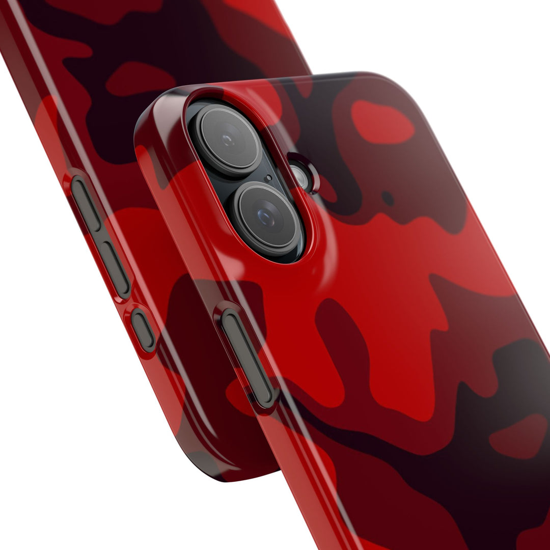Slim Cute Phone Cases for Iphone - | iPhone 15 Case | iPhone 15 Pro Max Case, Iphone 14 Case, Iphone 14 Pro Max, Iphone 13, Red Camo Camouflage - Studio40ParkLane