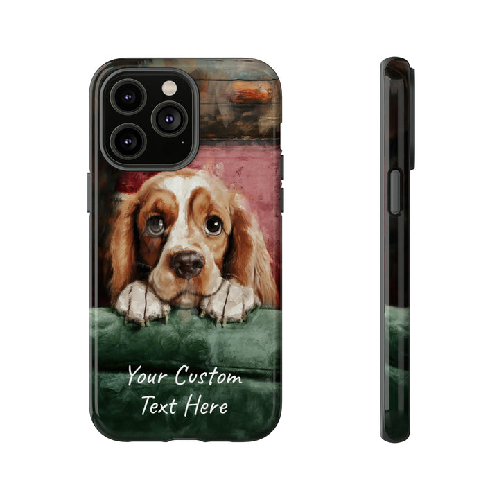 Personalize this Cute IPhone Case | Cocker Spaniel iPhone Case, iPhone 15 Case | iPhone 15 Case, Iphone 14 Case, Iphone 14 Pro Max Case - Studio40ParkLane
