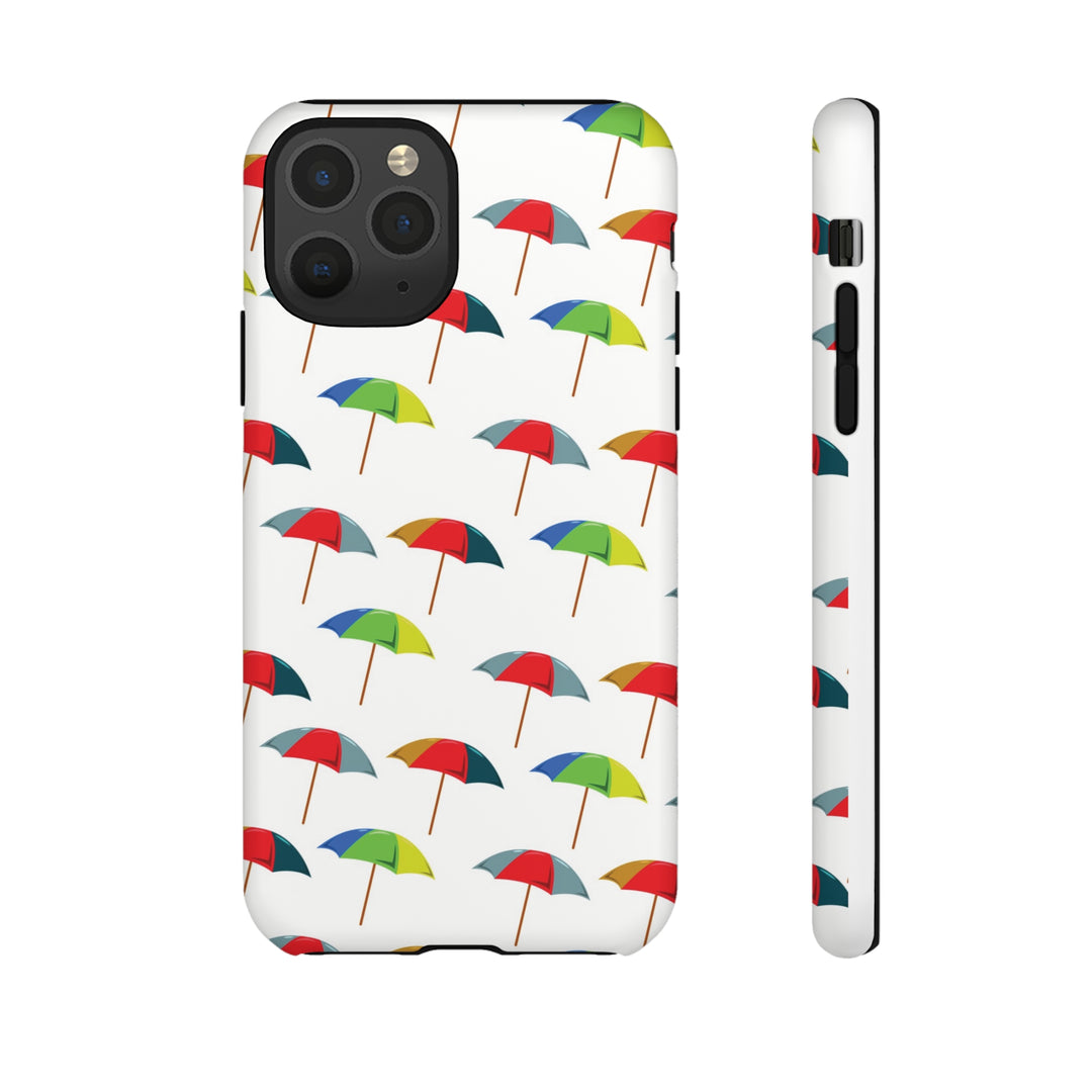 Cute IPhone Case | Colorful Beach Parasols, iPhone 15 Case | iPhone 15 Pro Case, Iphone 14 Case, Iphone 14 Pro Max Case, Protective Iphone Case - Studio40ParkLane