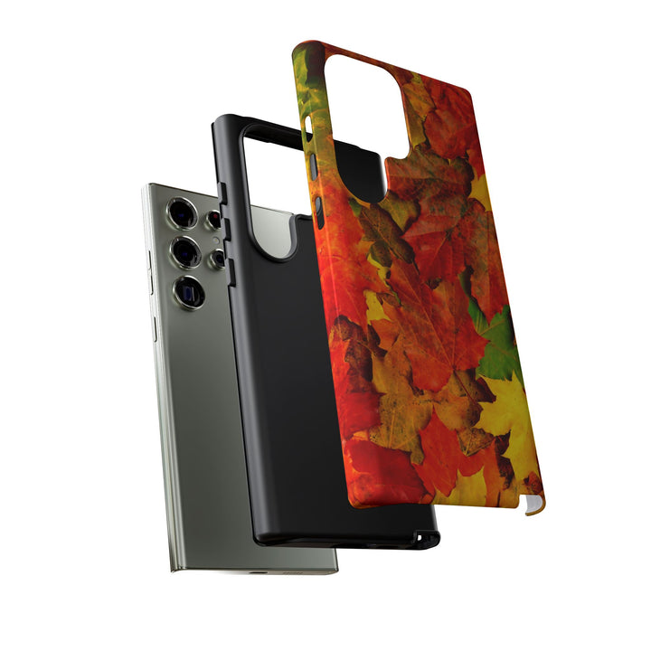 Fall Leaves Impact Resistant, Cute Phone Cases for Samsung S24, S23, S22, S21, IPhone 15 pro Iphone 14 pro Iphone 13 IPhone 12 Iphone 11 - Studio40ParkLane