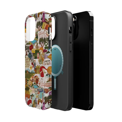 Italy Tuscany Coquette Collage Tough Magsafe Cute Phone Cases for Iphone | iPhone 17 Pro Max Case, Iphone 16, Iphone 15 14 13 12 11 10 9 - Studio40ParkLane
