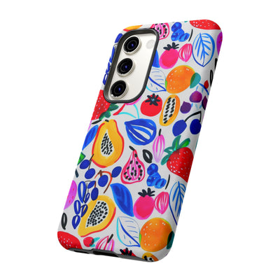 Cute Samsung Phone Case | Aesthetic Samsung Phone Case | Galaxy S23, S22, S21, S20 | Summer Fruit Cocktail, Protective Phone Case