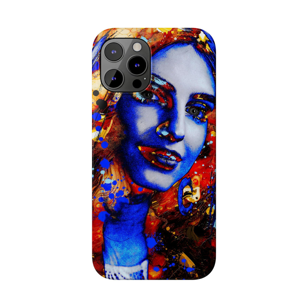 Slim Cute Phone Cases for Iphone - | iPhone 15 Case | iPhone 15 Pro Max Case, Iphone 14 Case, Iphone 14 Pro Max, Iphone 13, Marble Splash Face - Studio40ParkLane