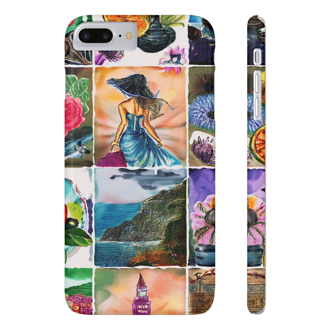 Travel Coquette Collage Slim Cute Phone Cases for Iphone  | iPhone 15 Case | iPhone 15 Pro Max Case, Iphone 14, Iphone 14 Pro Max, Iphone 13