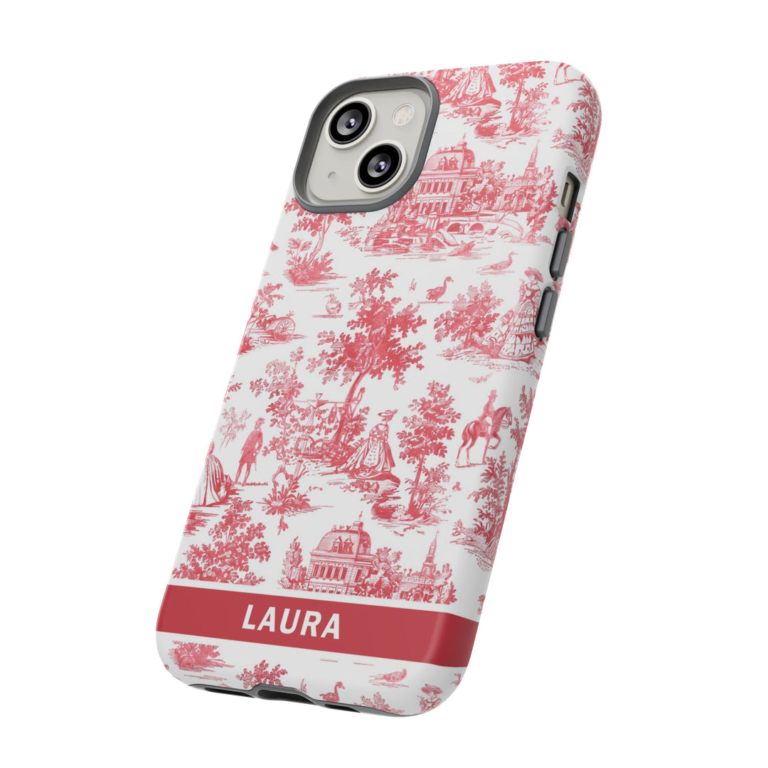 Premium Tough Personalized Initial Custom Gift Cute Phone Cases for Samsung Galaxy S24, S23, S22, S21 Plus, Ultra, Iphone 16, 15, 14 Pro Max - Studio40ParkLane