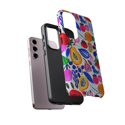 Cute Samsung Phone Case | Aesthetic Samsung Phone Case | Galaxy S23, S22, S21, S20 | Summer Fruit Cocktail, Protective Phone Case