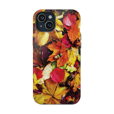 Aesthetic Tough Magsafe Fall Leaves Foliage Phone Case - For iPhone 17 Pro Max iPhone 16 Pro iPhone 15 Iphone 14 Plus 13 Pro 12 11 10 - Studio40ParkLane