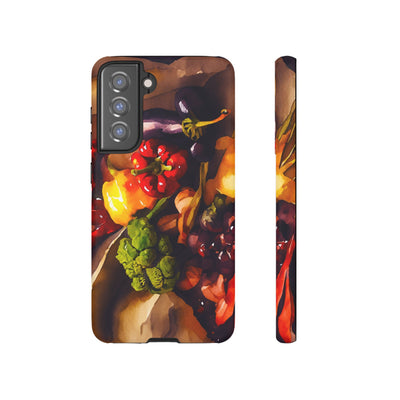 Impact Resistant, Fall Farm Vegetables, Cute Phone Cases for Samsung S24, S23, S22, S21, IPhone 15 pro Iphone 14 pro Iphone 13 IPhone 12 Iphone 11