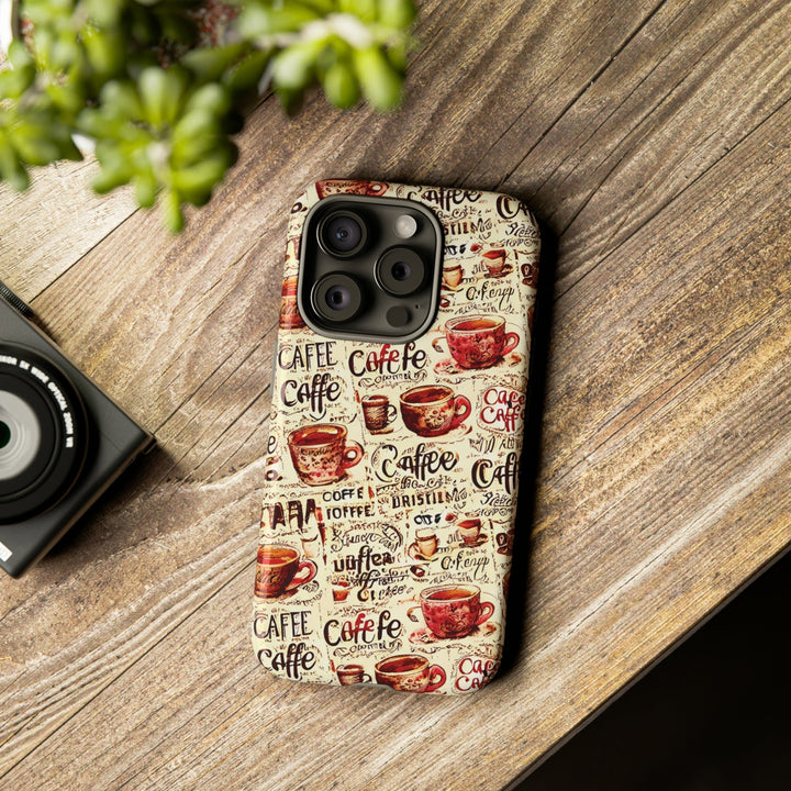 Cute IPhone Case | Paris Coffee Cup, iPhone 15 Case | iPhone 15 Pro Case, Iphone 14 Case, Iphone 14 Pro Max Case, Protective Iphone Case - Studio40ParkLane