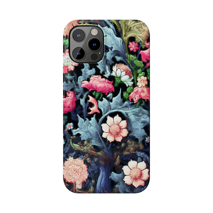 Slim Cute Phone Cases for Iphone - | iPhone 15 Case | iPhone 15 Pro Max Case, Iphone 14 Case, Iphone 14 Pro Max, Iphone 13, Flowers Scene - Studio40ParkLane