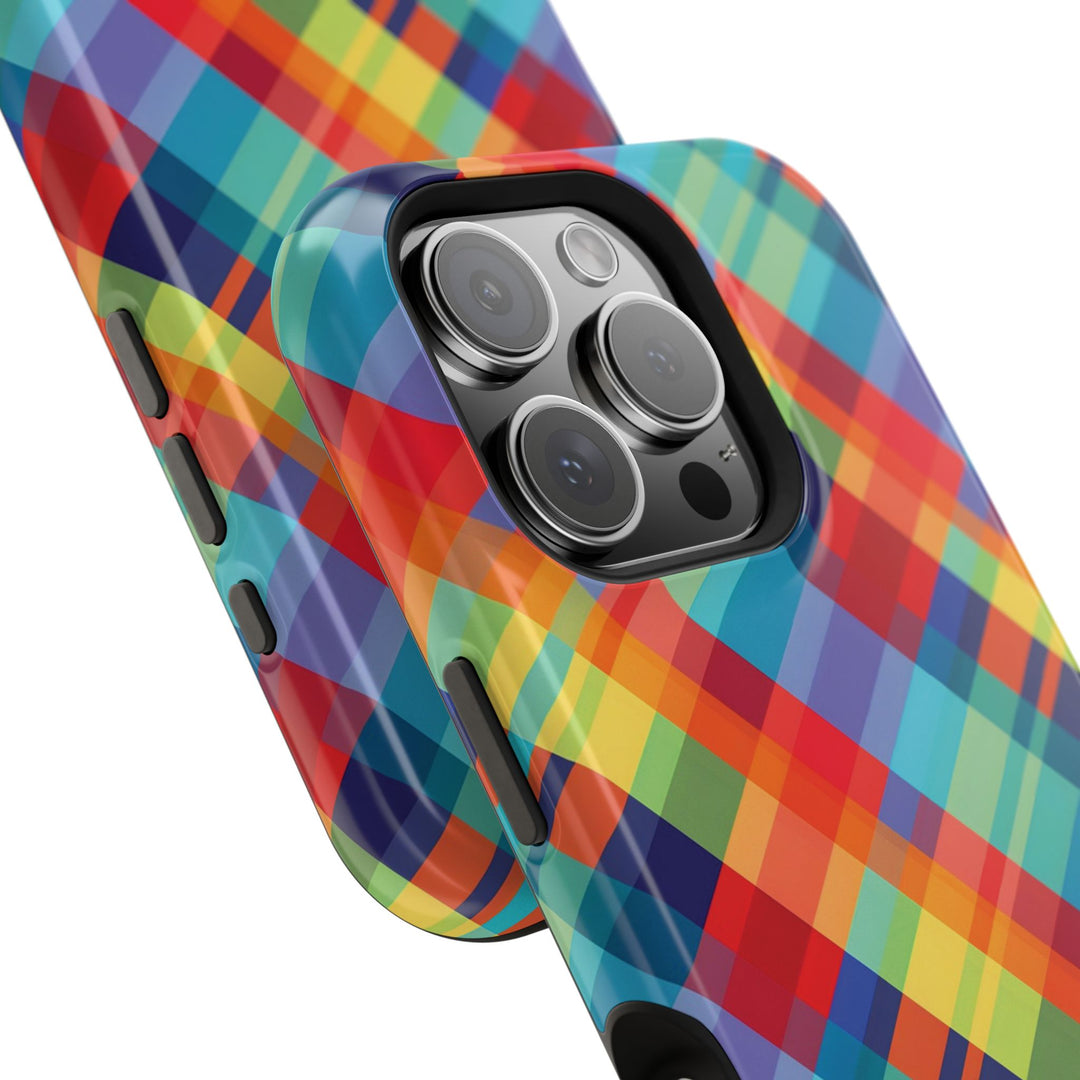 Checkered Plaid Magsafe Gift for Her Cute Phone Case for Iphone, | iPhone 16 | iPhone 15 Pro Max, Iphone 14 Pro Max, 13 12 11 10 9 8 7 - Studio40ParkLane
