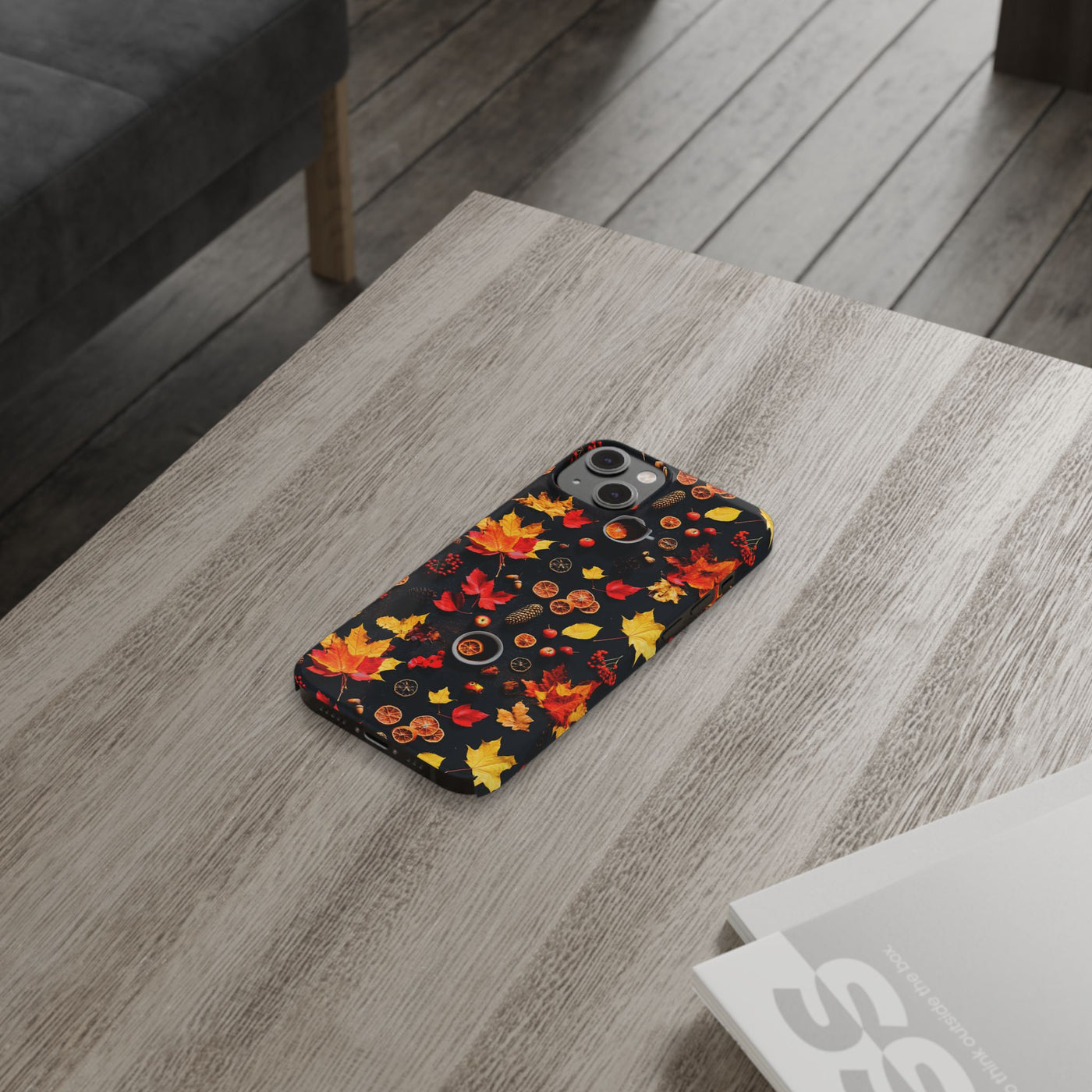 Slim Cute Fall Leaves Collage Phone Cases for Iphone | iPhone 15 Case | iPhone 15 Pro Max Case, Iphone 14, Iphone 14 Pro Max, Iphone 13, Iphone 16