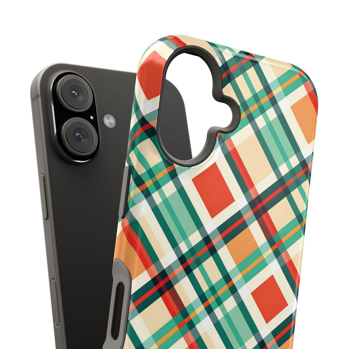 Checkered Plaid Magsafe Gift for Her Cute Phone Case for Iphone, | iPhone 16 | iPhone 15 Pro Max, Iphone 14 Pro Max, 13 12 11 10 9 8 7 - Studio40ParkLane