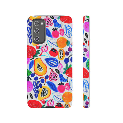 Cute Samsung Phone Case | Aesthetic Samsung Phone Case | Galaxy S23, S22, S21, S20 | Summer Fruit Cocktail, Protective Phone Case