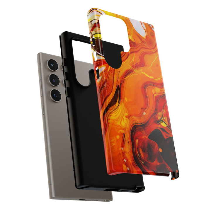 Impact Resistant, Fall Colors Marble, Cute Phone Cases for Samsung S24, S23, S22, S21, IPhone 15 pro Iphone 14 pro Iphone 13 IPhone 12 Iphone 11 - Studio40ParkLane