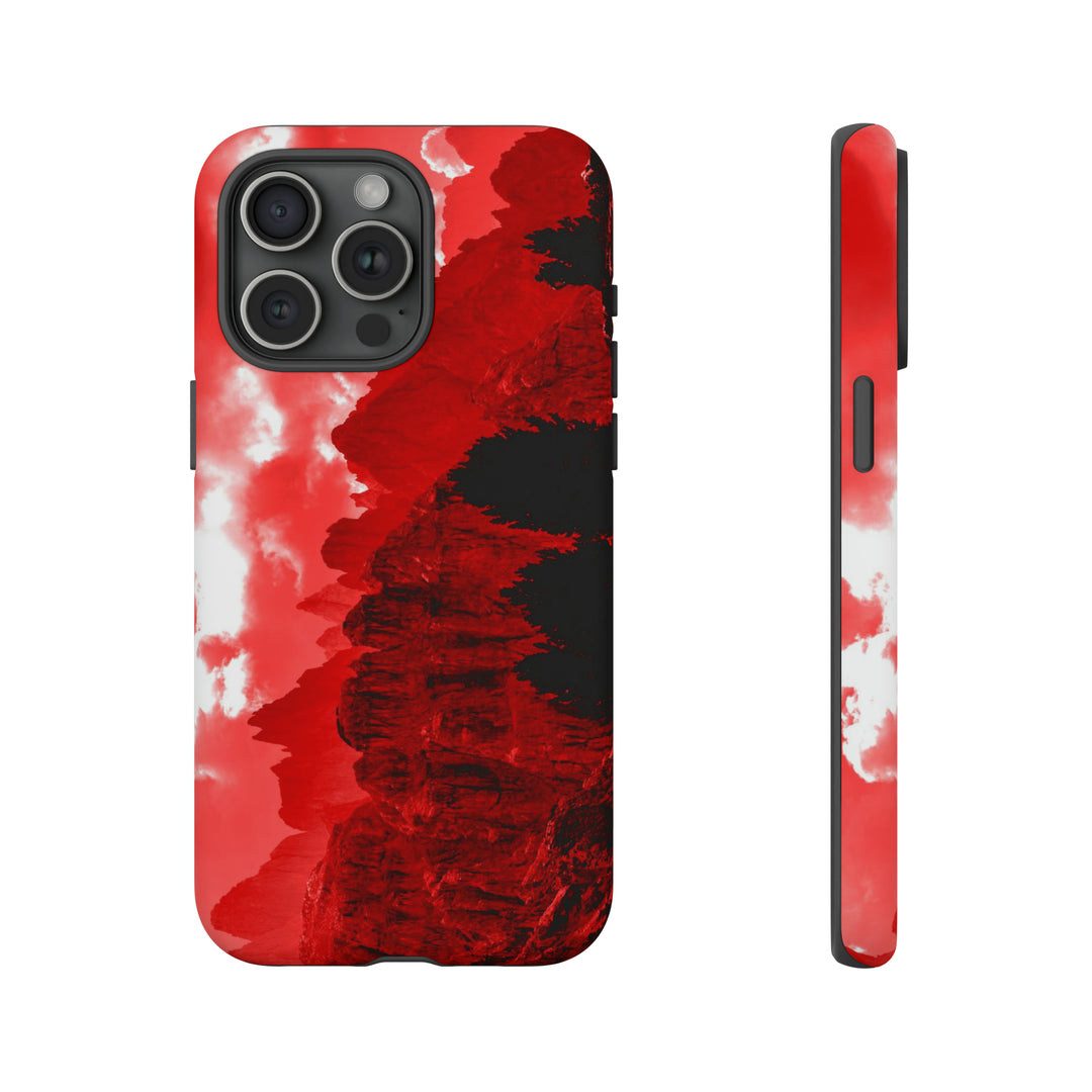 Cute IPhone Case | iPhone 15 Case | iPhone 15 Pro Max Case, Iphone 14 Case, Iphone 14 Pro Max Case IPhone Case for Art Lovers - Red Mountains - Studio40ParkLane