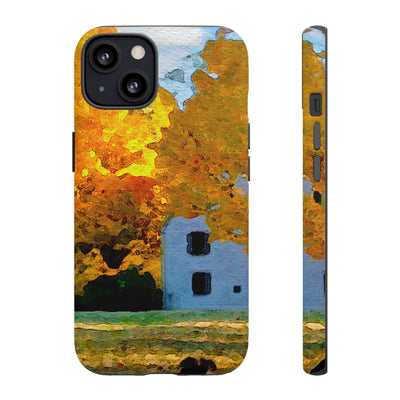 Impact Resistant, Fall Leaves Watercolor, Cute Phone Cases for Samsung S24, S23, S22, S21, IPhone 15 pro Iphone 14 pro Iphone 13 IPhone 12 Iphone 11