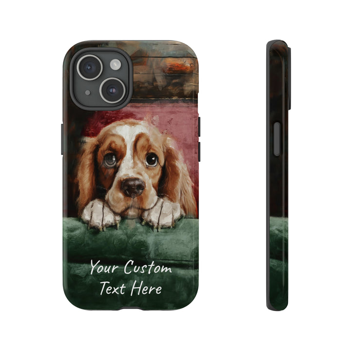 Personalize this Cute IPhone Case | Cocker Spaniel iPhone Case, iPhone 15 Case | iPhone 15 Case, Iphone 14 Case, Iphone 14 Pro Max Case - Studio40ParkLane