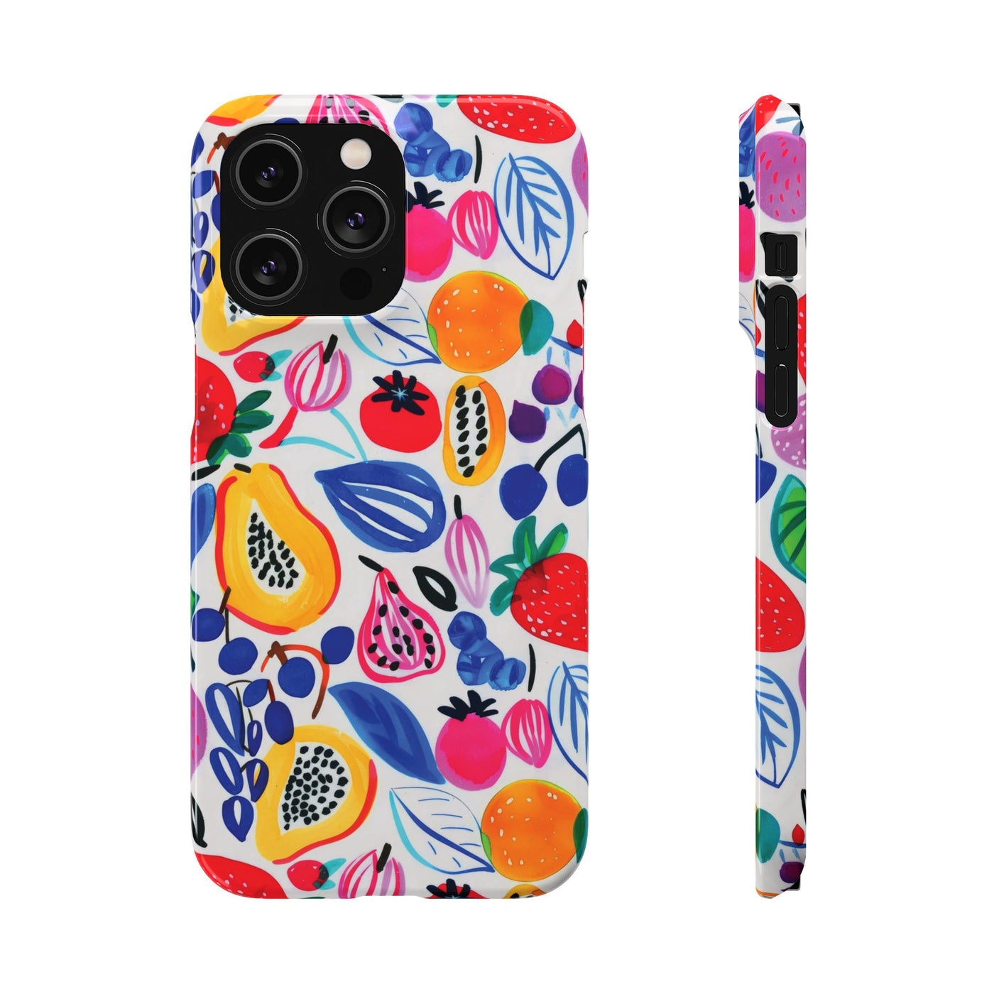 Snap Summer Fruit Gift for Her Cute Phone Cases for Samsung Galaxy S24, S23, S22, S21, S20, Plus, Ultra, Iphone 16, 15, 14, Pro and Max