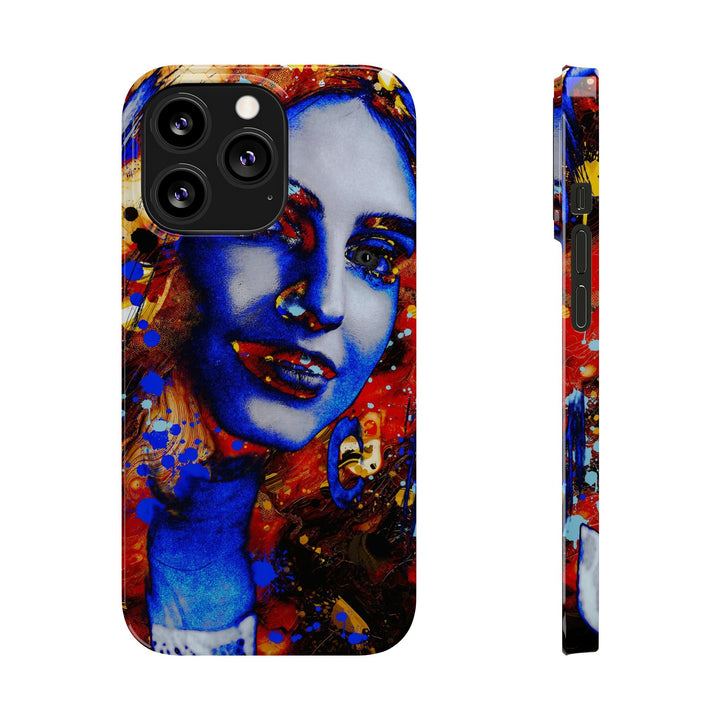 Slim Cute Phone Cases for Iphone - | iPhone 15 Case | iPhone 15 Pro Max Case, Iphone 14 Case, Iphone 14 Pro Max, Iphone 13, Marble Splash Face - Studio40ParkLane